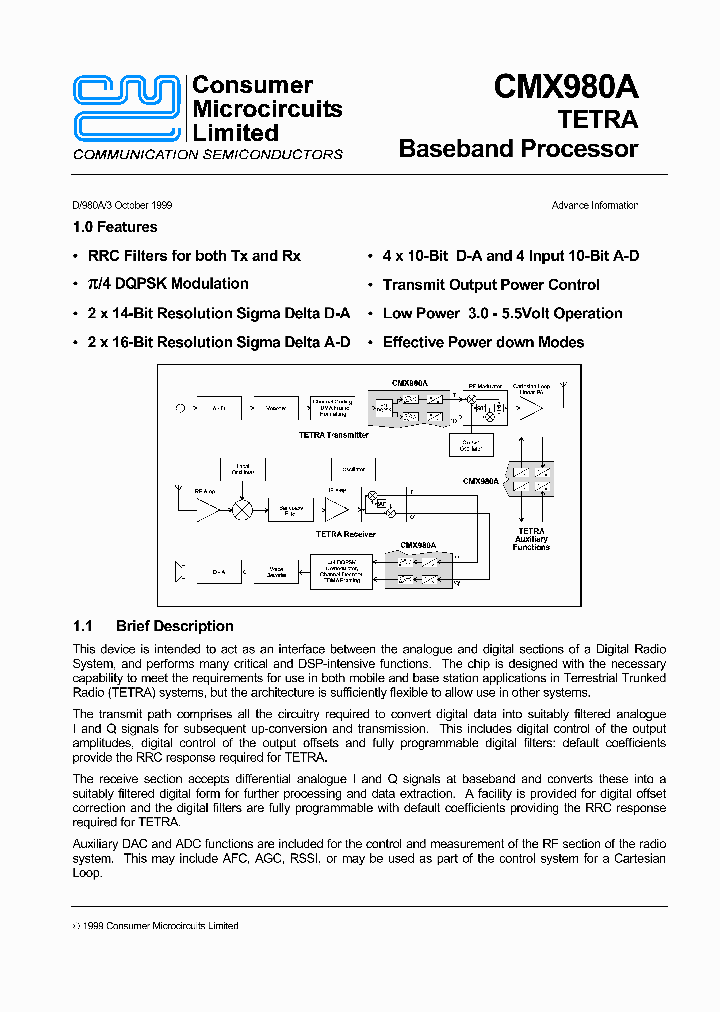 CMX980A_1357716.PDF Datasheet