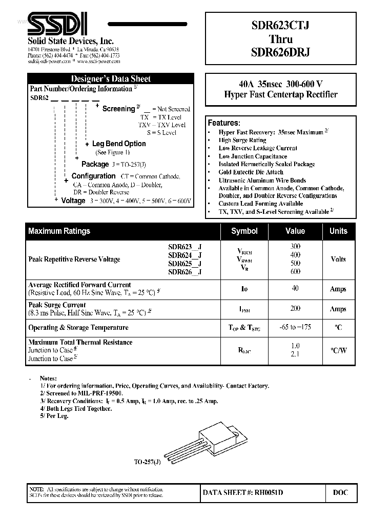 SDR623CTJ_939273.PDF Datasheet