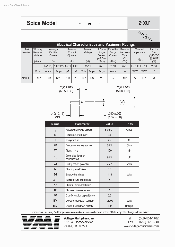 Z100UF_1089943.PDF Datasheet