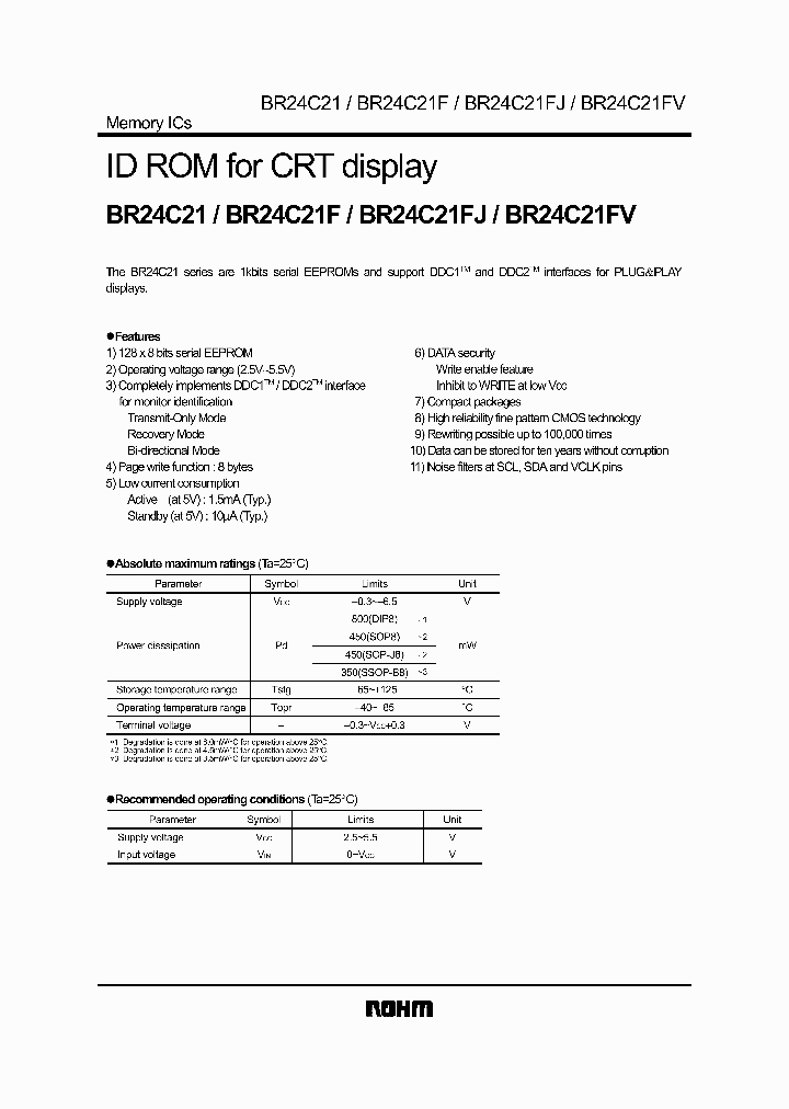 BR24C21FFJFV_1400391.PDF Datasheet