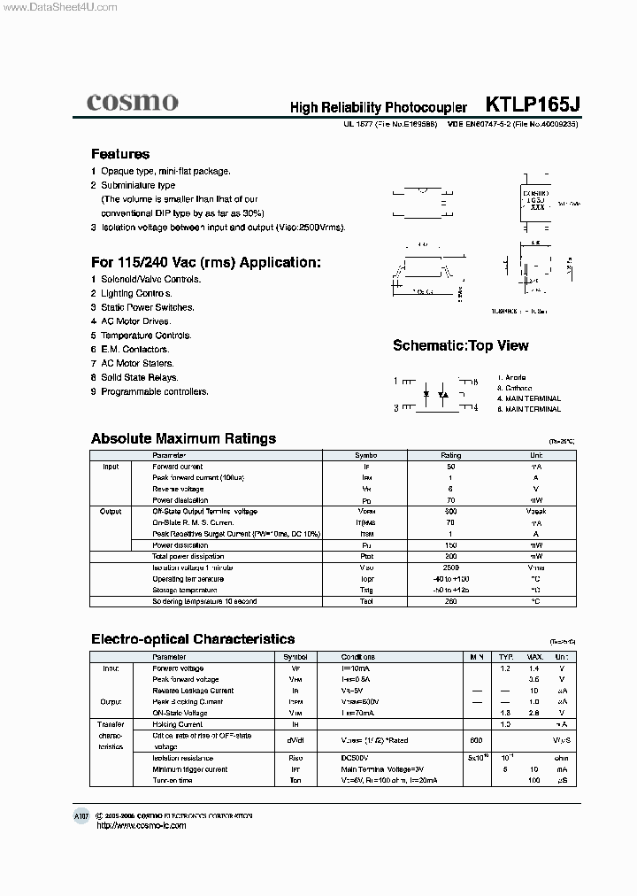 KTLP165J_1163965.PDF Datasheet