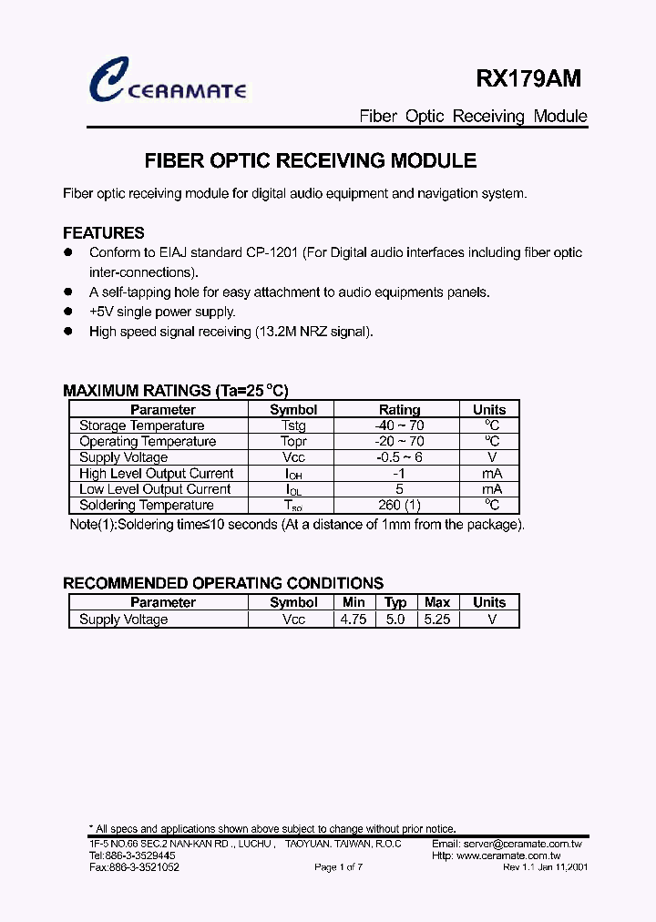 RX179AM_1402734.PDF Datasheet