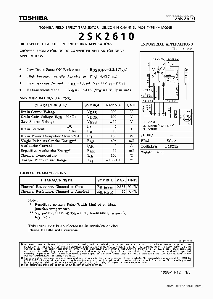 K2610_1230616.PDF Datasheet