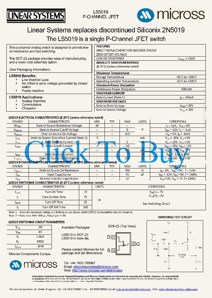 LS5019_1234012.PDF Datasheet