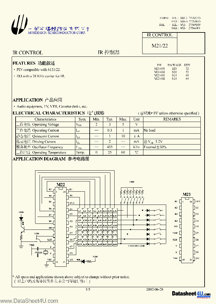 M21-001_1234818.PDF Datasheet