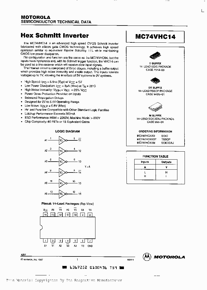 54HC14_1111571.PDF Datasheet