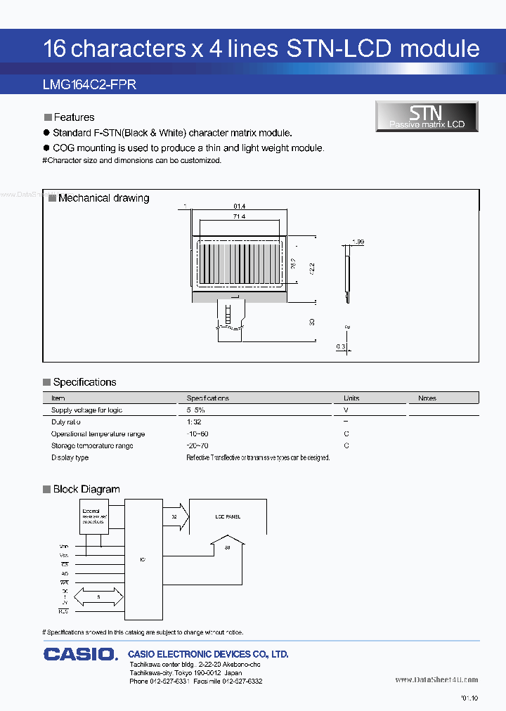 LMG164C2-FPR_1233855.PDF Datasheet