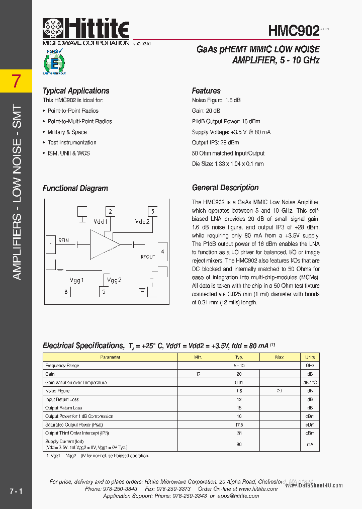 HMC902_1256174.PDF Datasheet