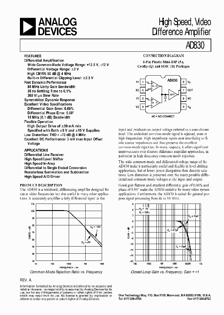 AD830_1257305.PDF Datasheet