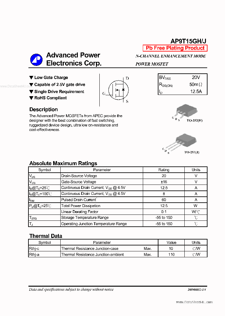 9T15GH_1262652.PDF Datasheet