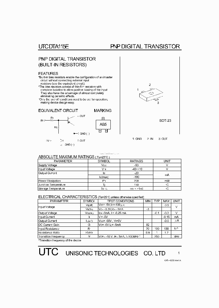 DTA115E_1266875.PDF Datasheet