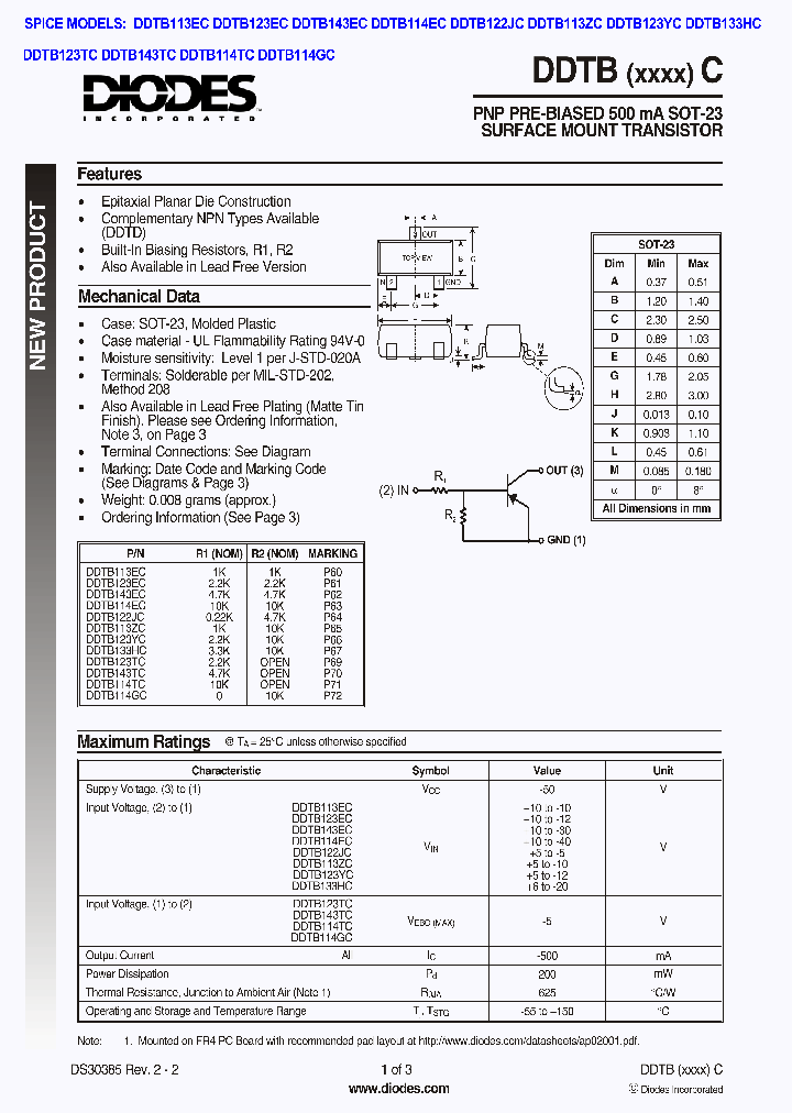 DDTB143EC_1439632.PDF Datasheet