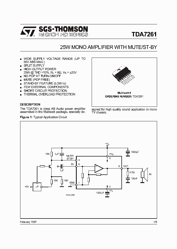 TDA7261_1440303.PDF Datasheet