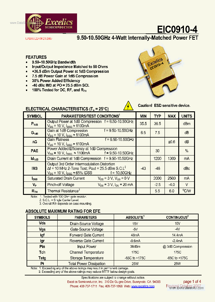 EIC0910-4_1377024.PDF Datasheet