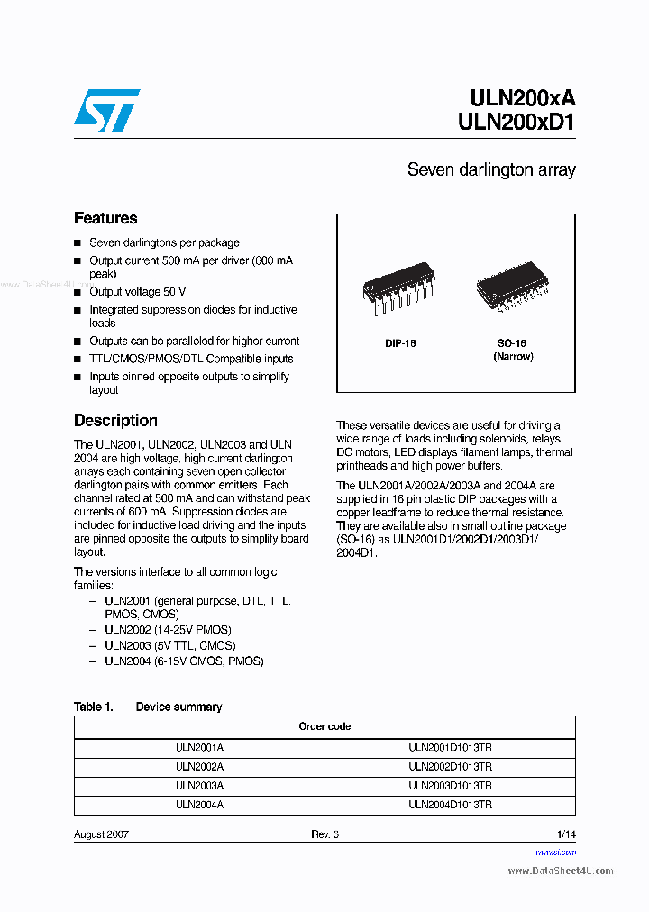 E-ULN200XA_1386411.PDF Datasheet