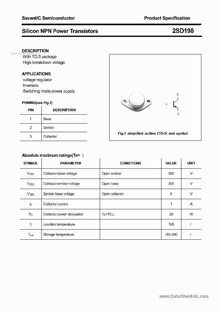 2SD198_1414352.PDF Datasheet