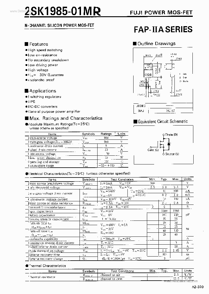K1985_1422540.PDF Datasheet