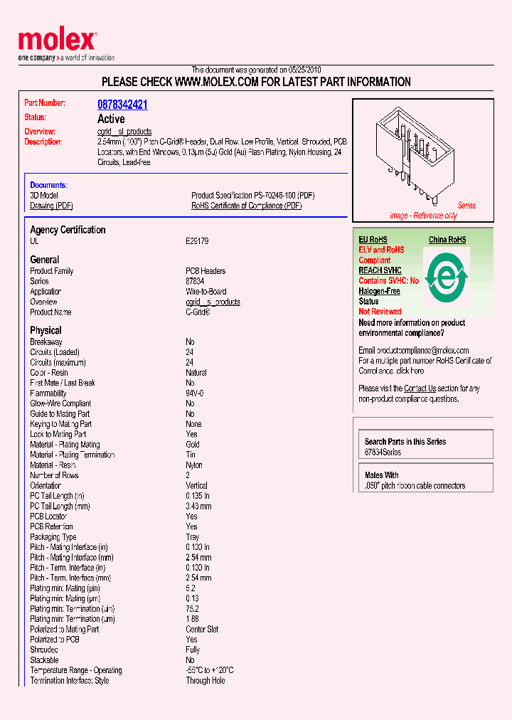 87834-2421_1456681.PDF Datasheet