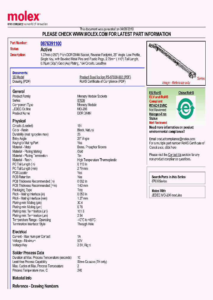 87639-1100_1462370.PDF Datasheet