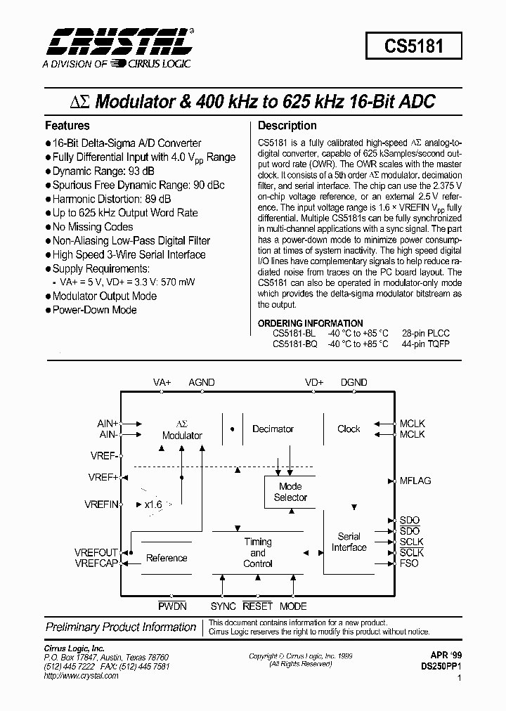 CS5181_834613.PDF Datasheet