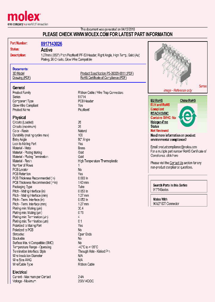 91714-3026_1478614.PDF Datasheet