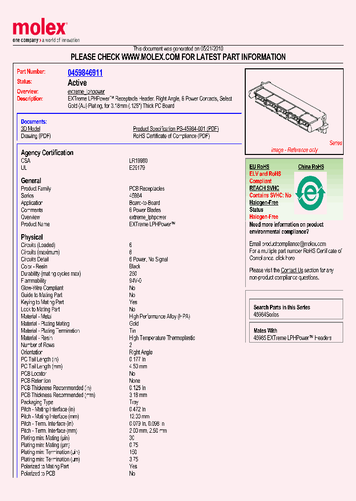 45984-6911_1478695.PDF Datasheet