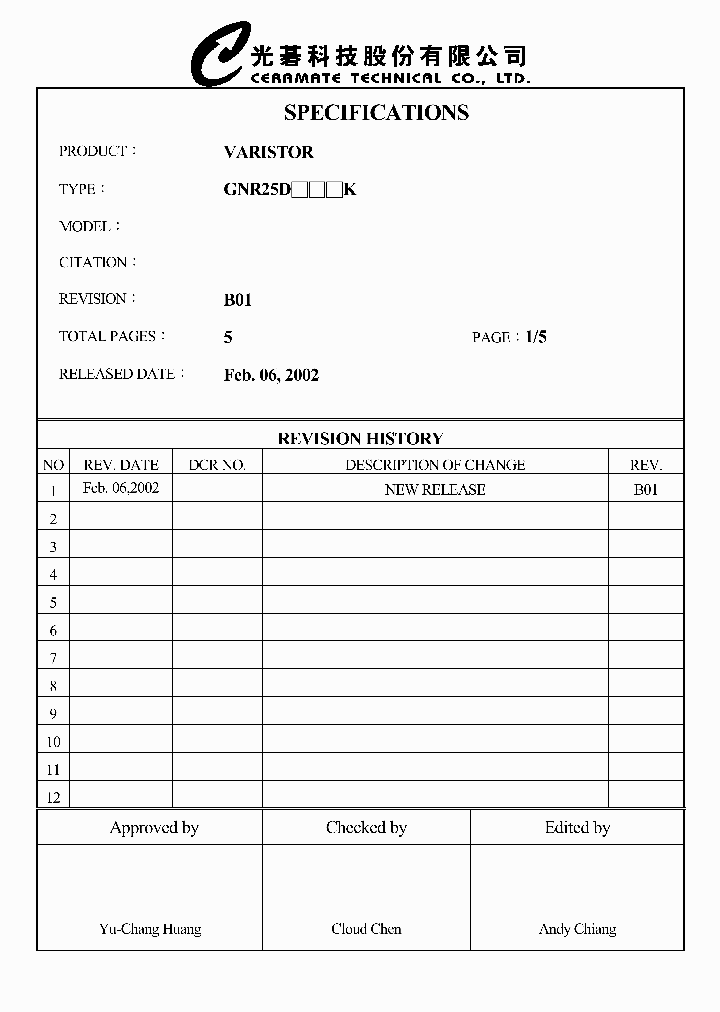 GNR25D201K_1480375.PDF Datasheet
