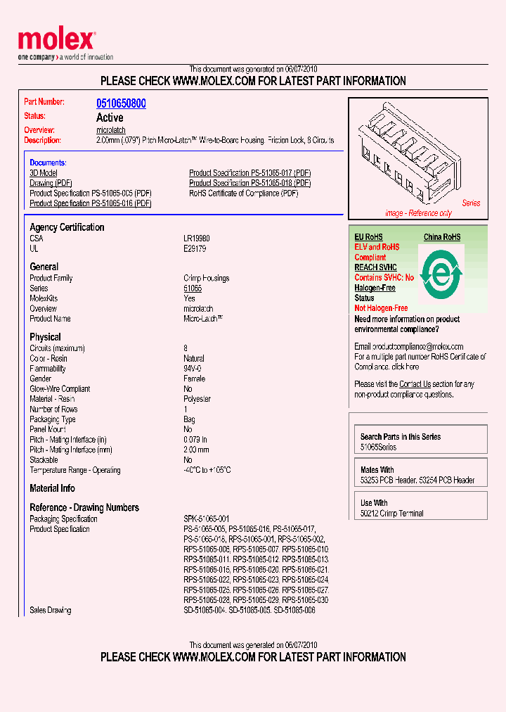 51065-0800_1503227.PDF Datasheet