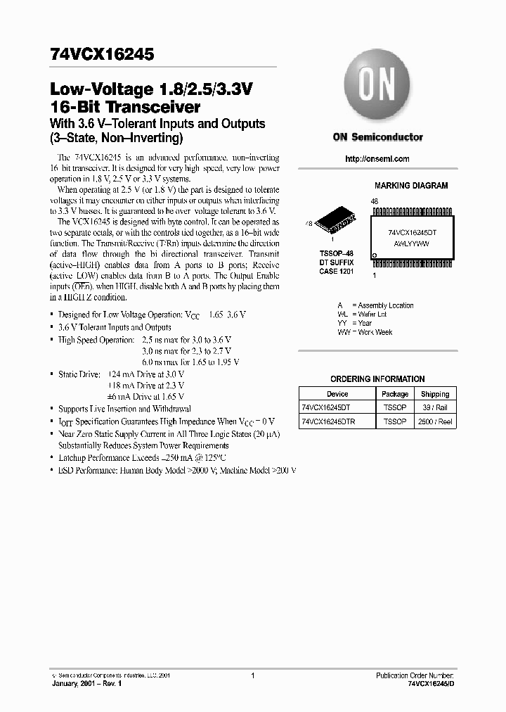 74VCX16245-D_1516555.PDF Datasheet