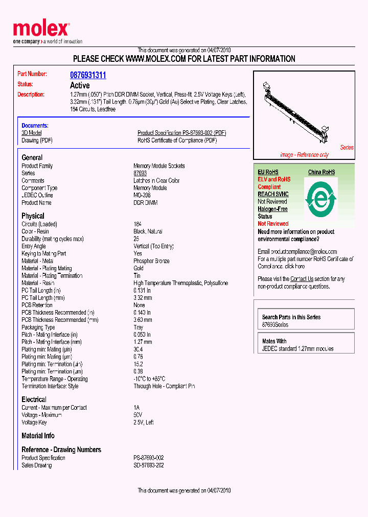 87693-1311_1514802.PDF Datasheet