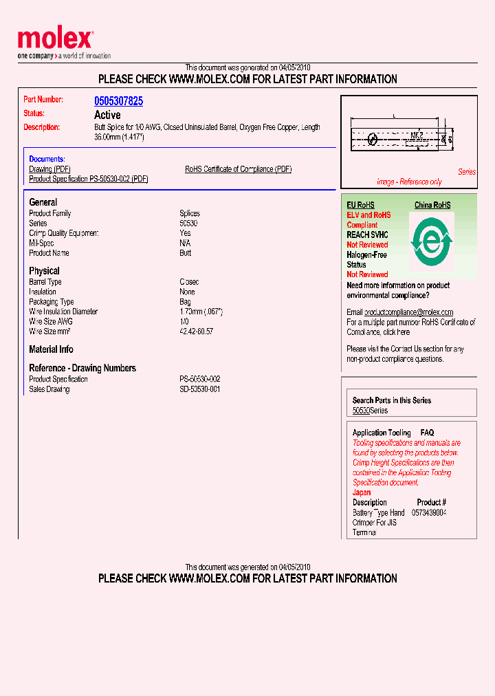 50530-7825_1540353.PDF Datasheet