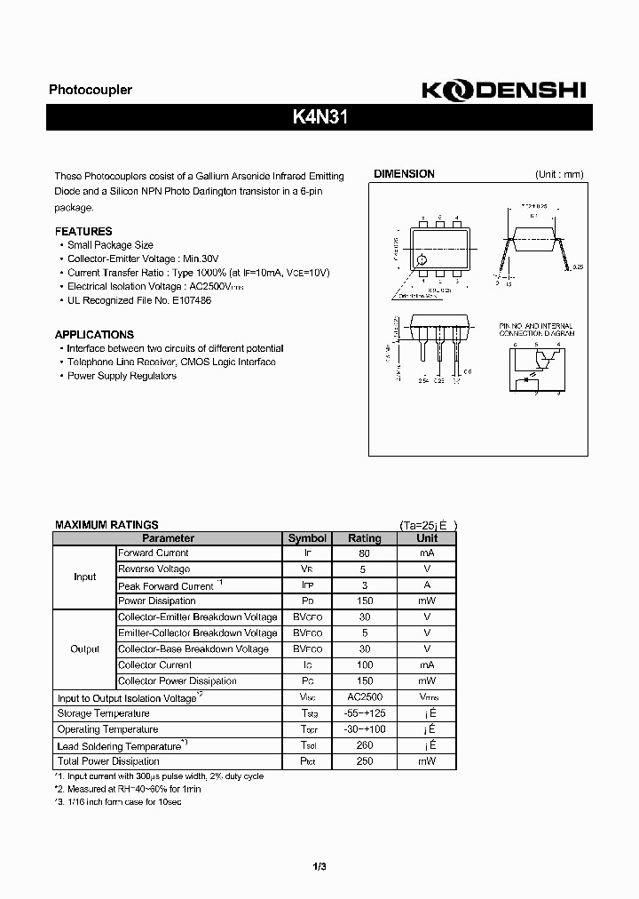 K4N31_1542079.PDF Datasheet