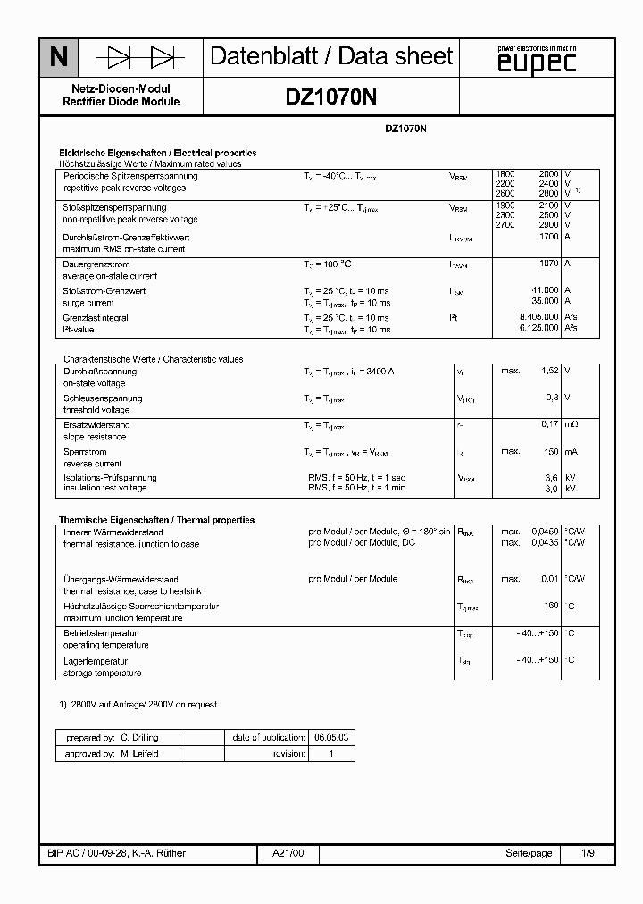 DZ1070N_1545390.PDF Datasheet