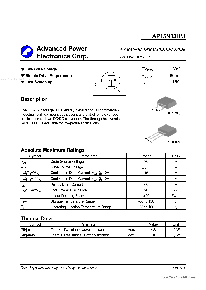 15N03H_1546054.PDF Datasheet