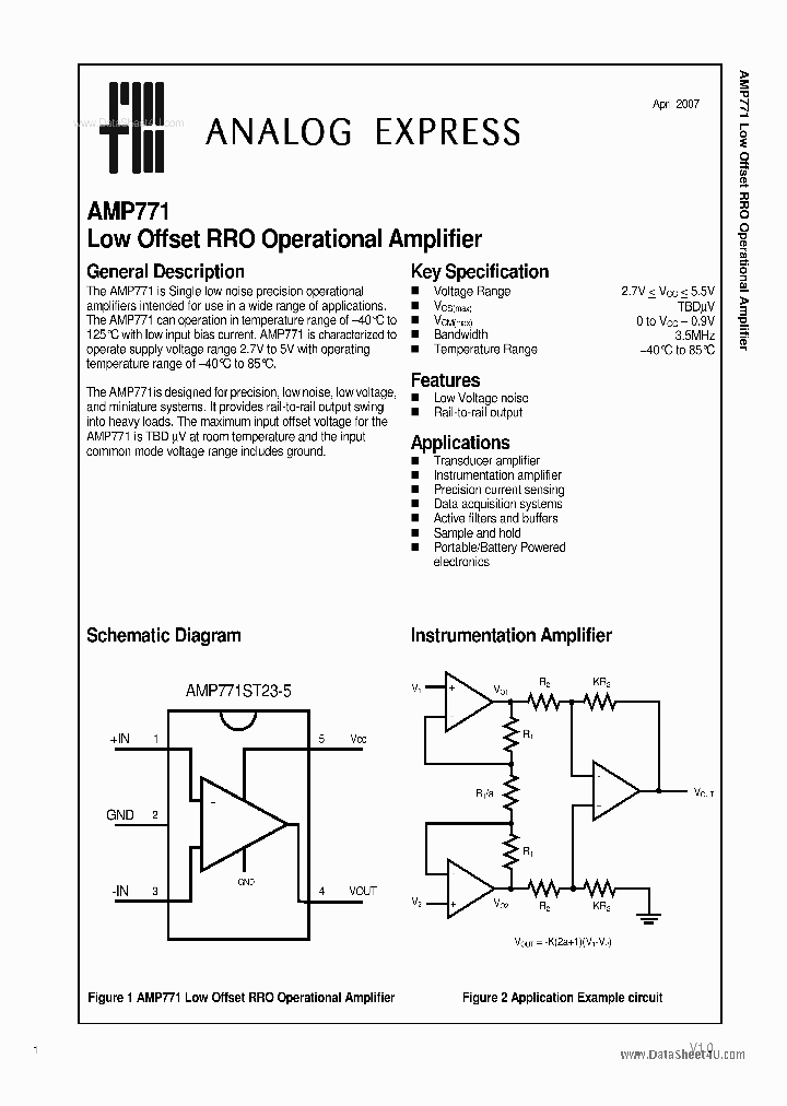 AMP771_1549905.PDF Datasheet