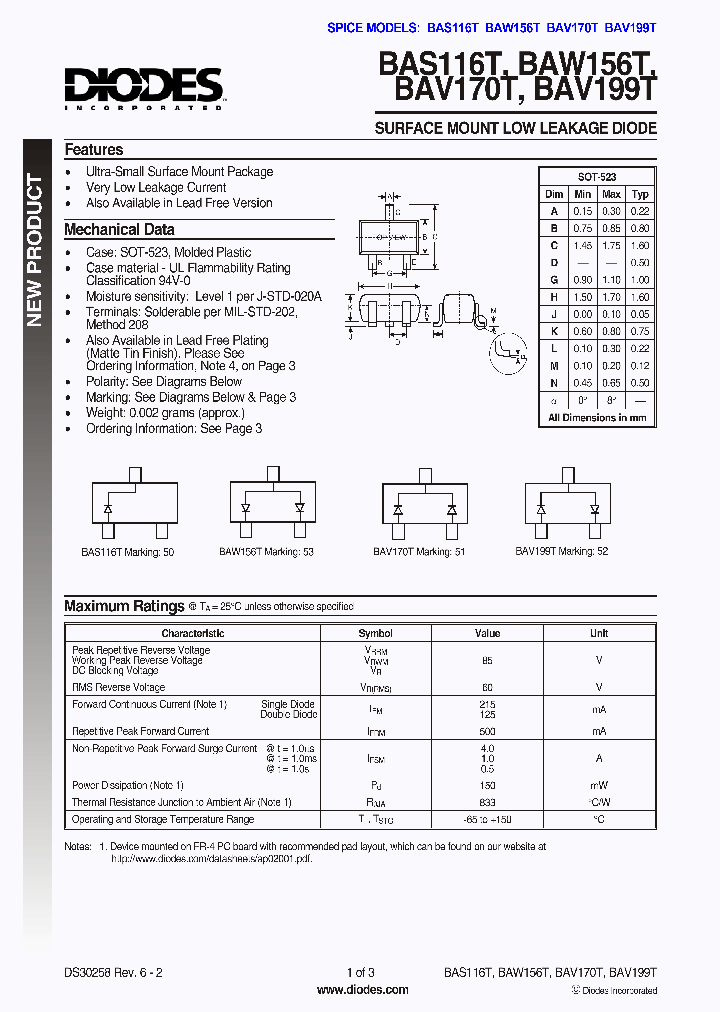 BAV199T_1564171.PDF Datasheet