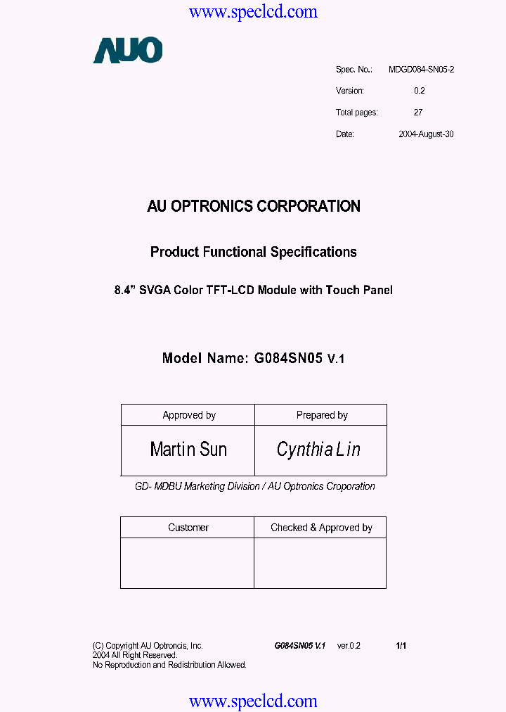 G084SN05-V1_1576346.PDF Datasheet