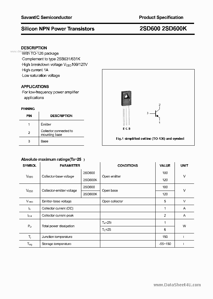 2SD600_1581081.PDF Datasheet