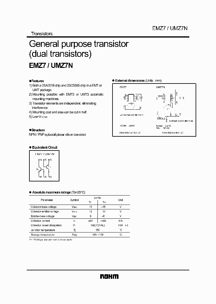 UMZ7NTR_905422.PDF Datasheet