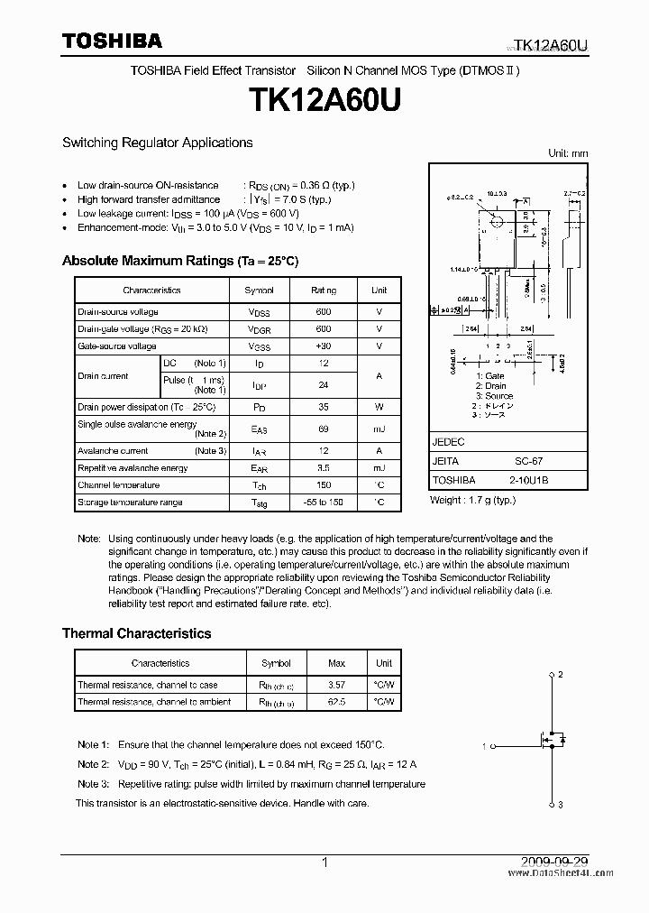 K12A60U_1582053.PDF Datasheet