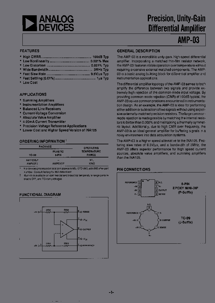 AMP-03_912938.PDF Datasheet