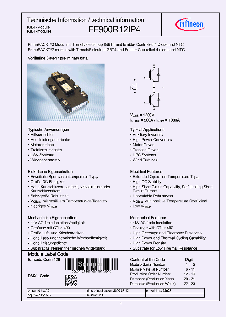 FF900R12IP4_1589143.PDF Datasheet