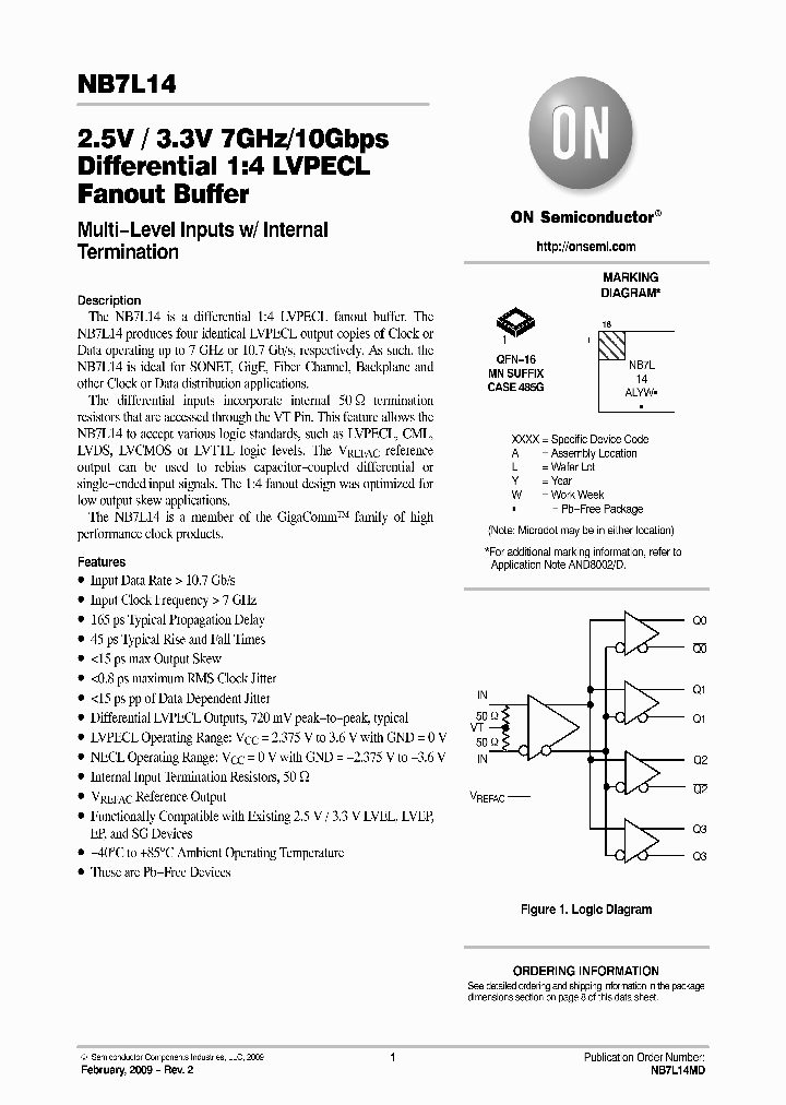 NB7L14MNTXG_1592116.PDF Datasheet