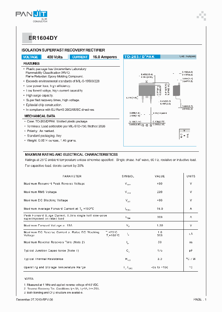 ER1604DY_1593787.PDF Datasheet