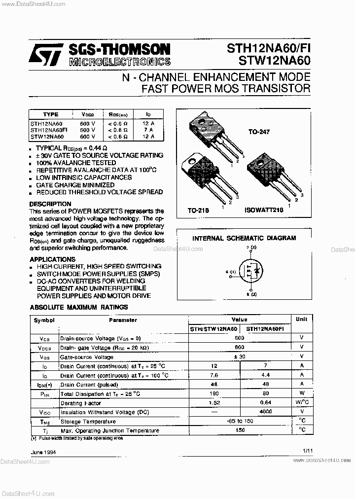 STH12N60FI_1582306.PDF Datasheet