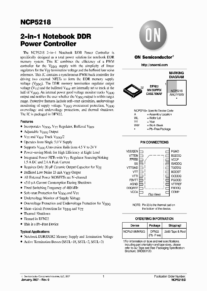 NCP5218MNR2G_923200.PDF Datasheet