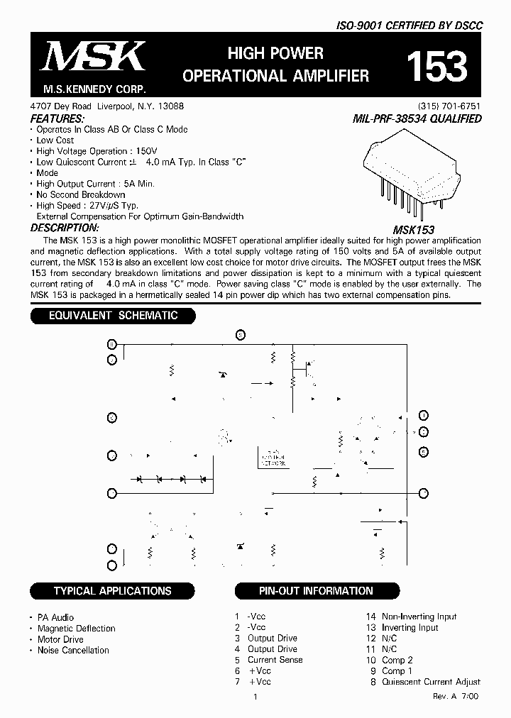 MSK153_934751.PDF Datasheet