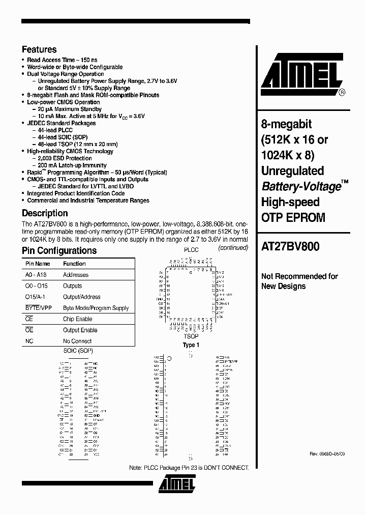 AT27BV800_977511.PDF Datasheet