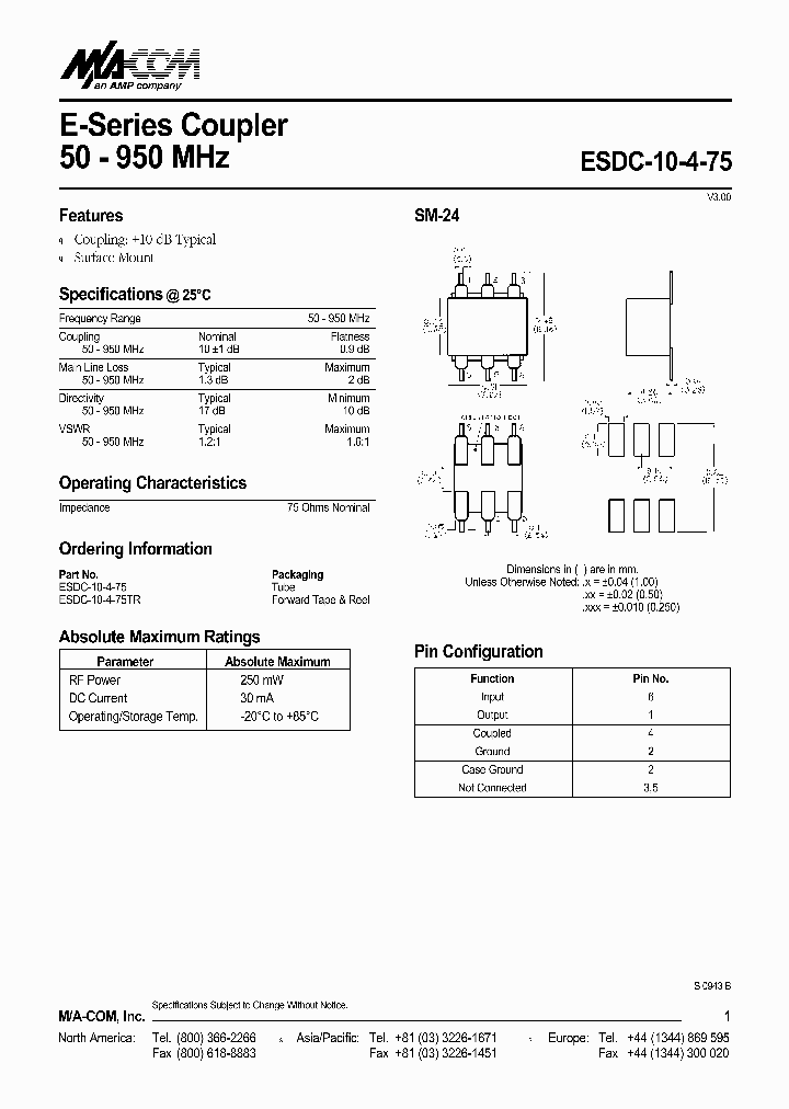 ESDC-10-4-75_1018585.PDF Datasheet