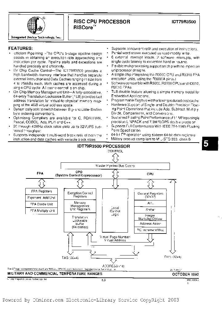 IDT79R3500-40MD_1018595.PDF Datasheet